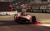 Foemula E car racing